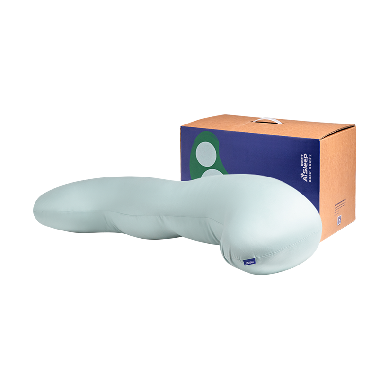 睡眠博士（AiSleep）豌豆荚睡觉抱枕103*53*18cm 单位: 只 天蓝色